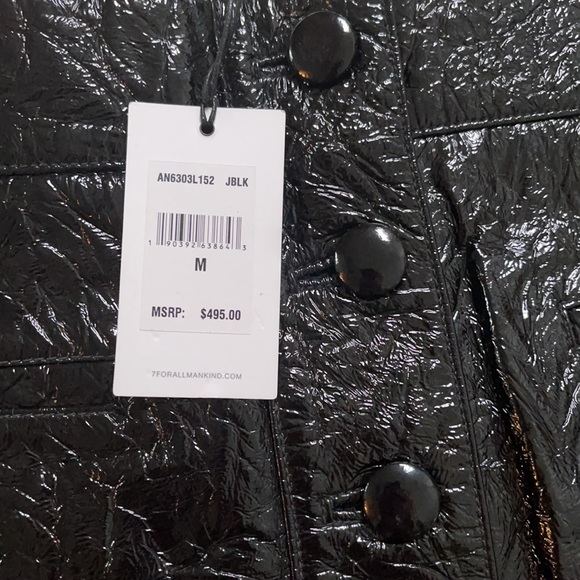 NWT ♠️ 7FAM Leather Skirt - Picture 4 of 8